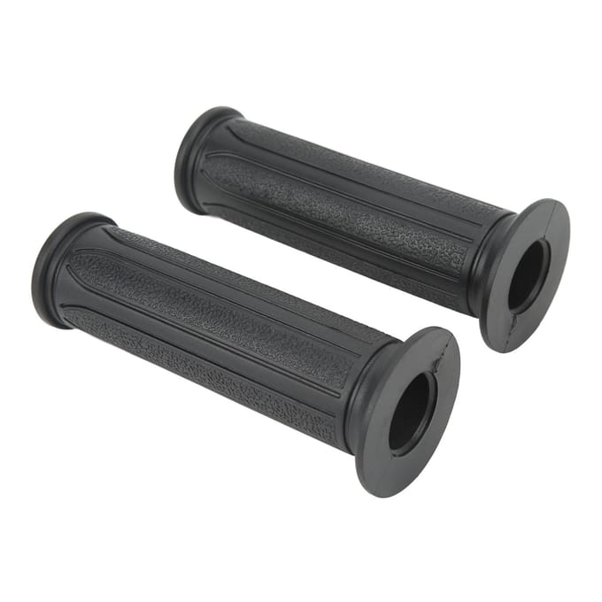 T053 2 STUKS Fiets Stuur Grip Plastic Antislip Schokabsorberende Fiets Handvatten Vervanging Handvat black
