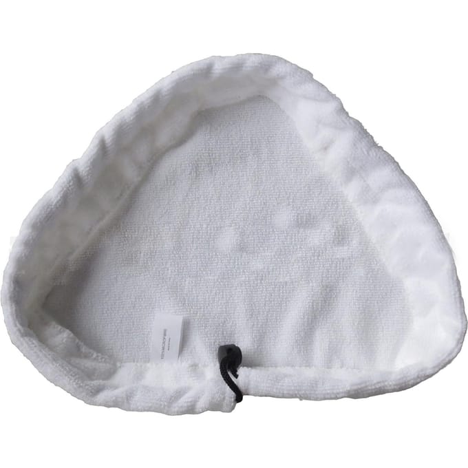 Stoommop Vervangingspads Herbruikbare Wasbare Microvezel Driehoekige Mop Pad voor Tapijt Hardhout white