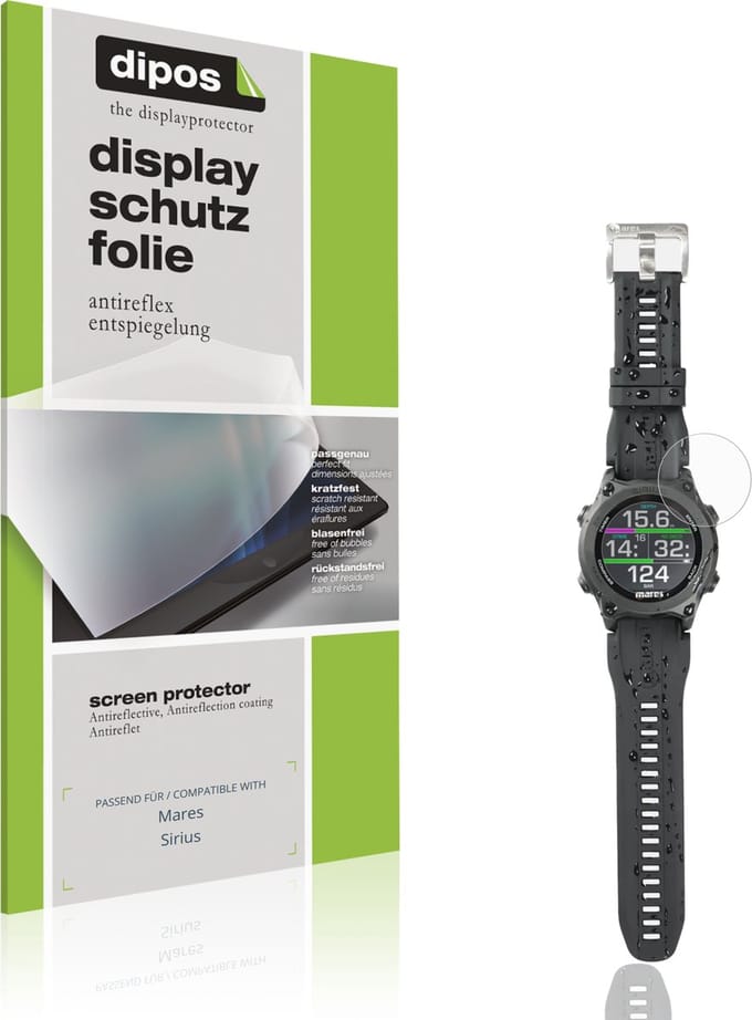 dipos – 6x Matte Beschermfolie geschikt voor Mares Sirius | Krasbestendige & antireflecterende Screenprotector Ultra-Thin