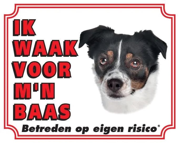 Boerenfox Waakbord - Ik waak voor mijn baas