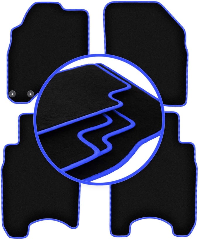 CARLUX-BLUE automatten voor: Honda Jazz II hatchback (2002-2007)