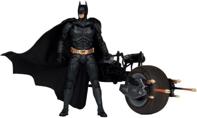 The Dark Knight DC Multiverse Action Figure with Vehicle Batman & The Batpod 18 cm