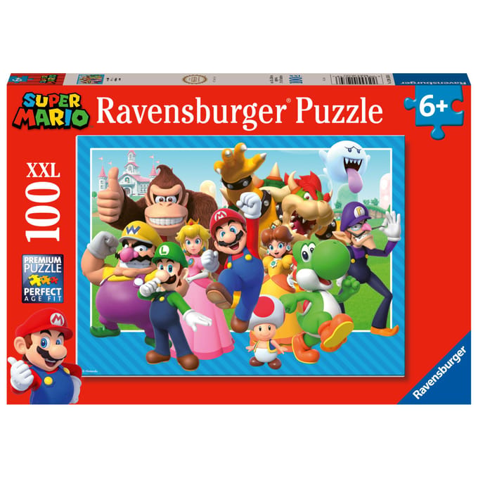 Ravensburger puzzel Let's-a-go ! Super Mario - Legpuzzel - 100 XXL stukjes