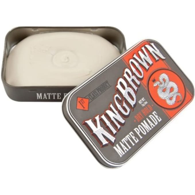 King Brown Hairstyling Matte pommade Haarwax Heren 75 g