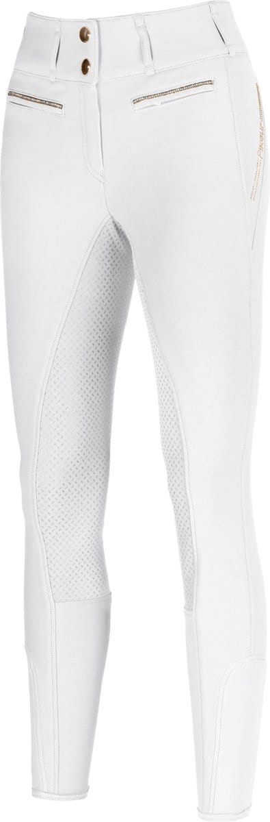 Pikeur Rijbroek Jonna Full grip White/Gold - 34