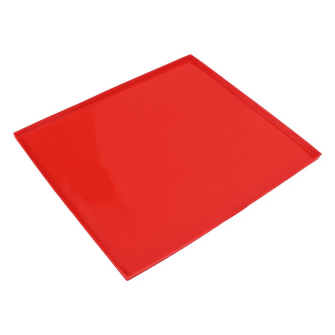 Rolcake Mat Siliconen Koekjesvorm Lekbestendig Bakblik Temperatuurbestendig voor Picknick red