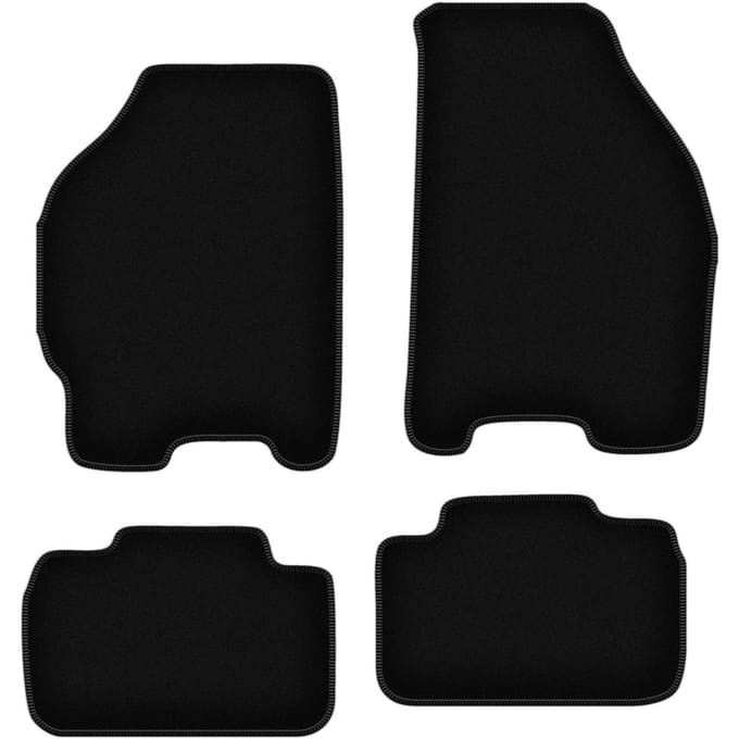 BASIC zwarte veloursmatten voor: Fiat Punto II hatchback (1999-2010)