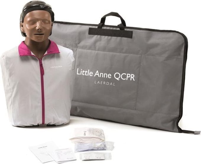 Laerdal - reanimatiepop - Little Anne QCPR - donker