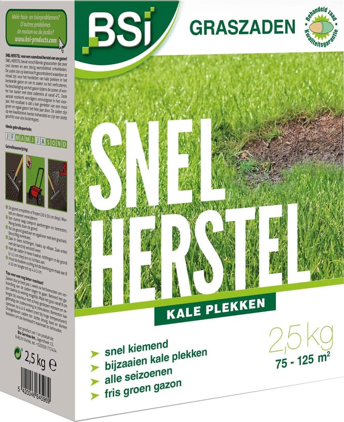 BSI - Graszaad Snel Herstel - 2,5 kg voor 125 m²