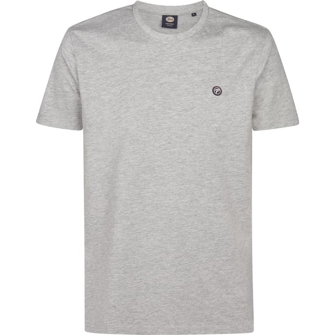 Petrol Industries T-Shirts Heren - Ronde Hals - Korte Mouwen - 100% Katoen - Met Logo - Basis Shirt - Herenkleding - Zwart - Maat S