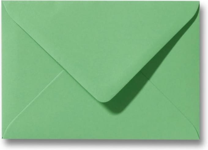 Envelop 13 x 18 Weidegroen, 60 stuks