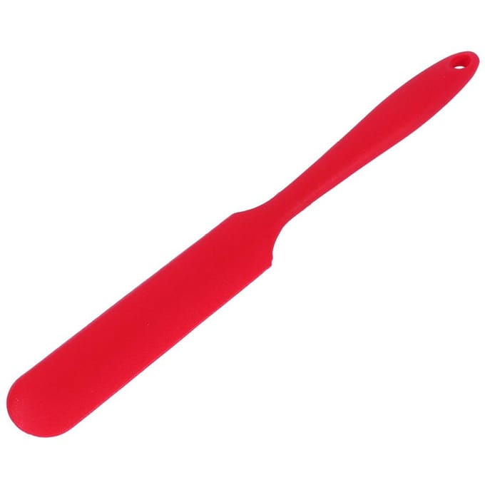 Taart Crème Boter Spatel Mengen Beslag Schraper Borstel Siliconen Bakken Kookgereedschap Rood rood