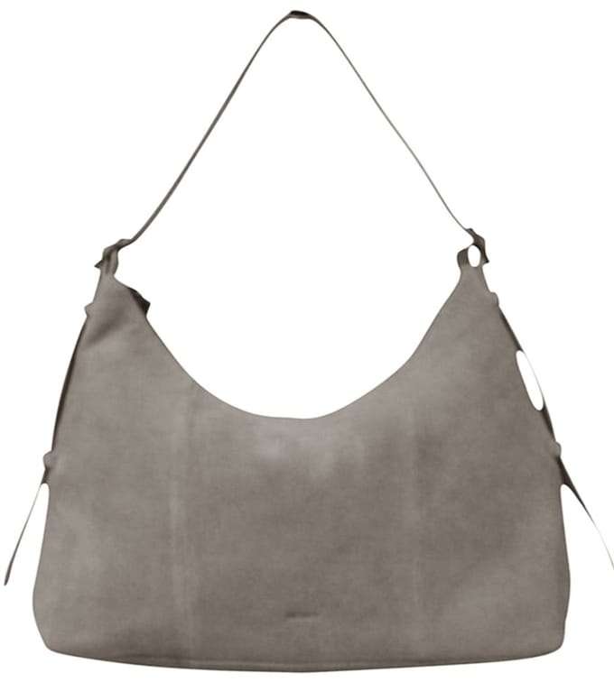 DSTRCT Medium Schoudertas Dames - Leer - Portland Road - Beige