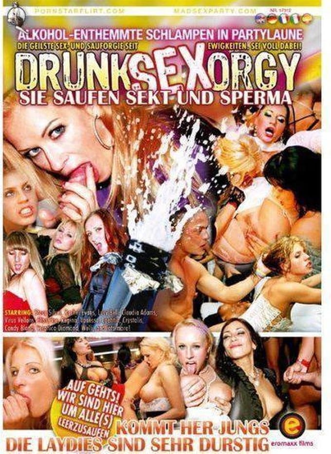 Drunk Sex Orgy - Sie Saufen Sekt Und Sperma