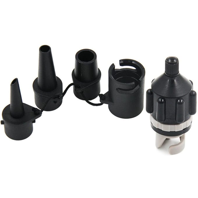 Paddleboard Opblaasadapter Multifunctionele Opblaasmondstukadapter Auto-opblazer Converter zwart