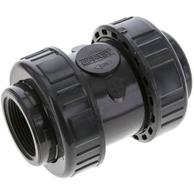 PVC Terugslagklep Rp 1 1/2'' 0.012-16bar (0.17-232psi)