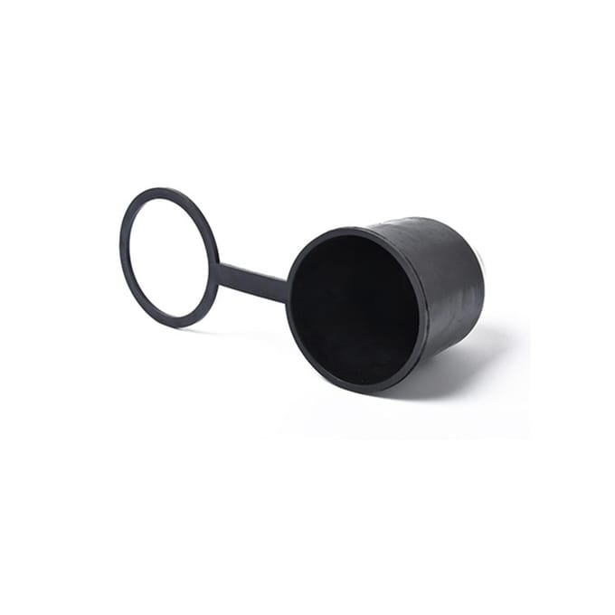 Trekhaakkogelafdekking, universele 50 mm auto-plastic trekhaakkogelkap, bumperschadebeschermer, zwart