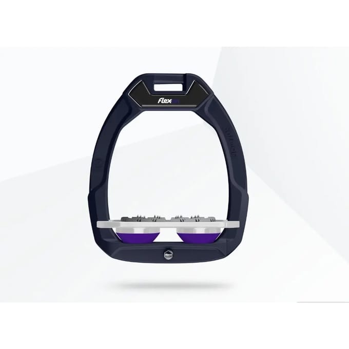 Plat Ultra Grip Veiligheidselems Groen/Grijs/Paarse Flex-On Safe-On