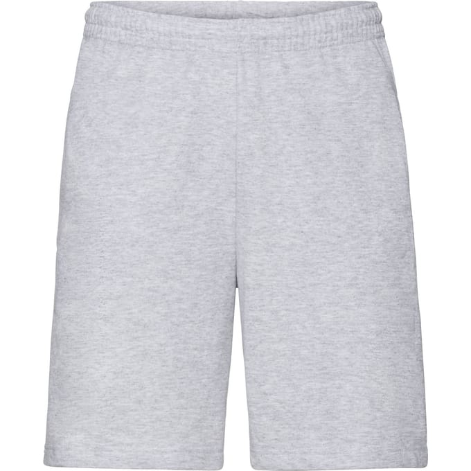 Fruit of the Loom Heren Lichtgewicht Shorts (Heide Grijs)
