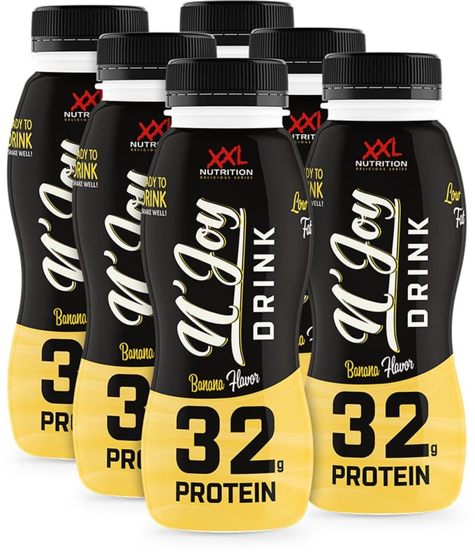 XXL Nutrition - N'Joy Protein Drink - Banaan - Protein Drink - 6 Pack