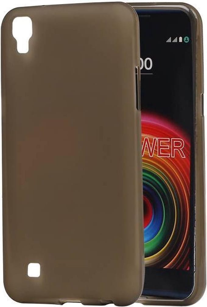 BestCases.nl LG X Power K220 TPU back case hoesje transparant Grijs