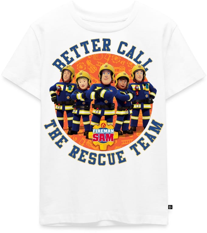 Brandweerman Sam™ Beter Bel De Reddingsbrigade Premium T Shirt Kinderen