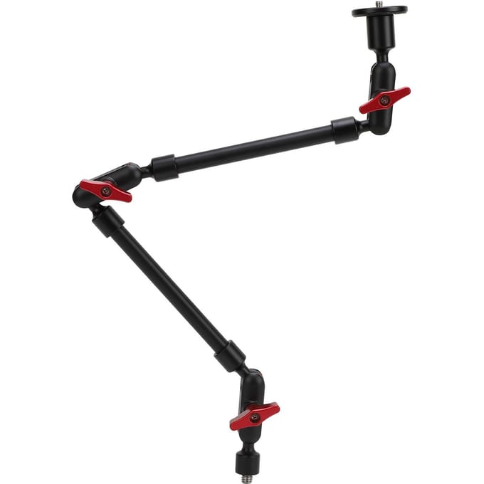Bureau Camera Mount Professionele 360 Graden Verstelbare Camera Klem Mount met 14 Inch 38 Inch 55.9cm / 22in black