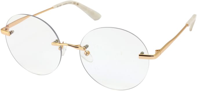 leesbril-glas-GRACE RIMLESS-Goud-+1.50