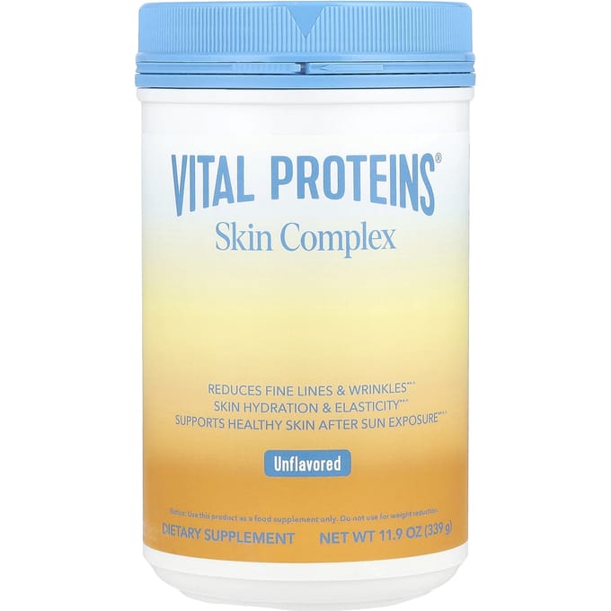 Vital Proteins, Huid Complex, Ongezoet, 11.9 oz (339 g)