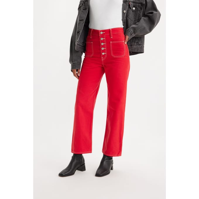 Levi's Ribcage Straight Patch Pocket Jeans Größe: W24L29 | Straight Jeans Outlet | Damen