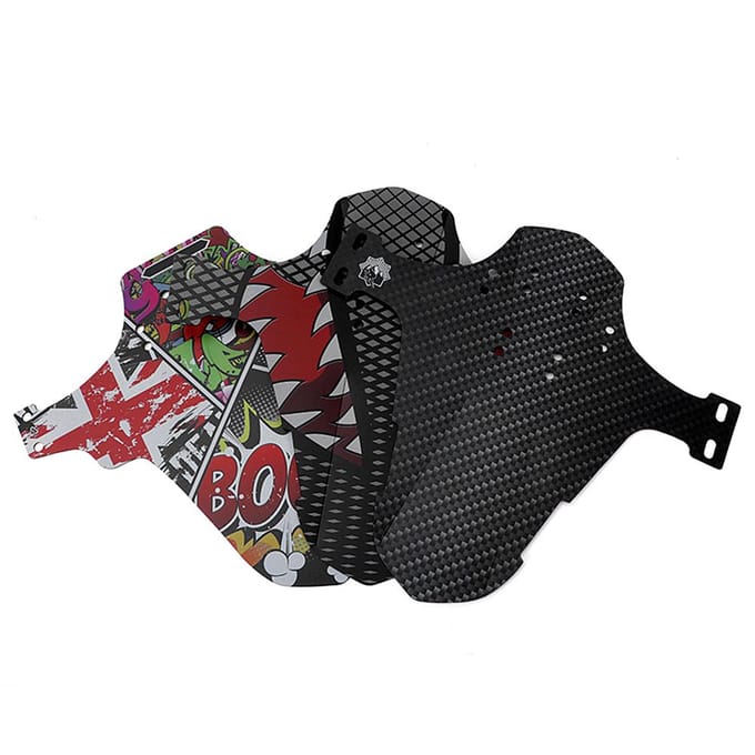 Fietsen Spatbord Fiets Spatbord MTB Mountainbike Spatbord Spatbord Voor en achter Compatibel A black