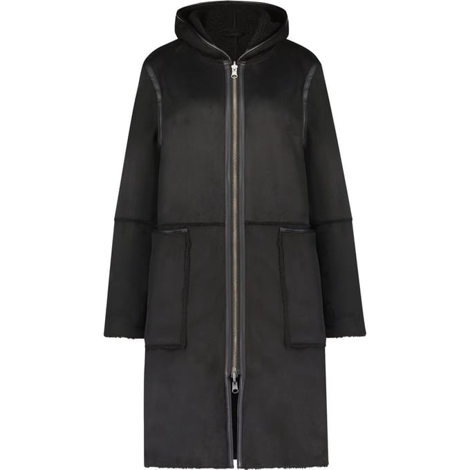 Goosecraft Adelyn Coat Dames Jassen - Zwart - Maat XL