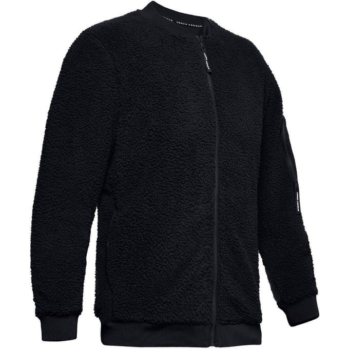 Under Armour Heren Overtime Sherpa Bomberjack Zwart 1345604 001