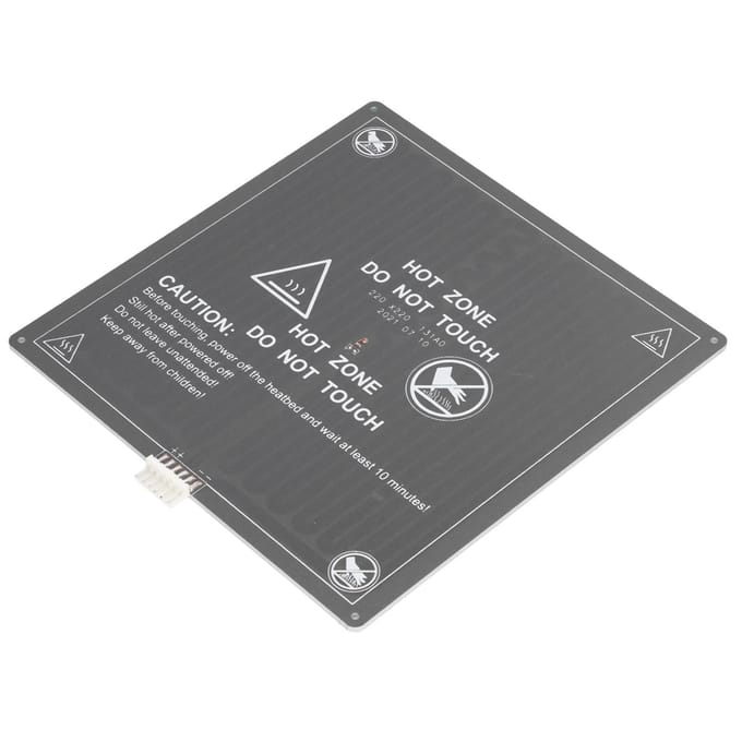 3D Printer Verwarmd Bedplaat Aluminium Verwarmde Mat Vervanging 12V met Draad voor Anet A8 A6 gray