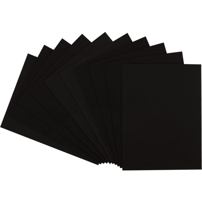 VBS Foam rubber, 2 mm, 10 stuks - Zwart