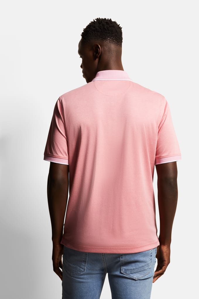 Bugatti Herren Poloshirt met contrasterende strepen