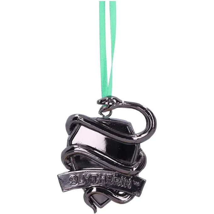 Nemesis Now - Harry Potter Slytherin Crest (Silver) kerstversiering