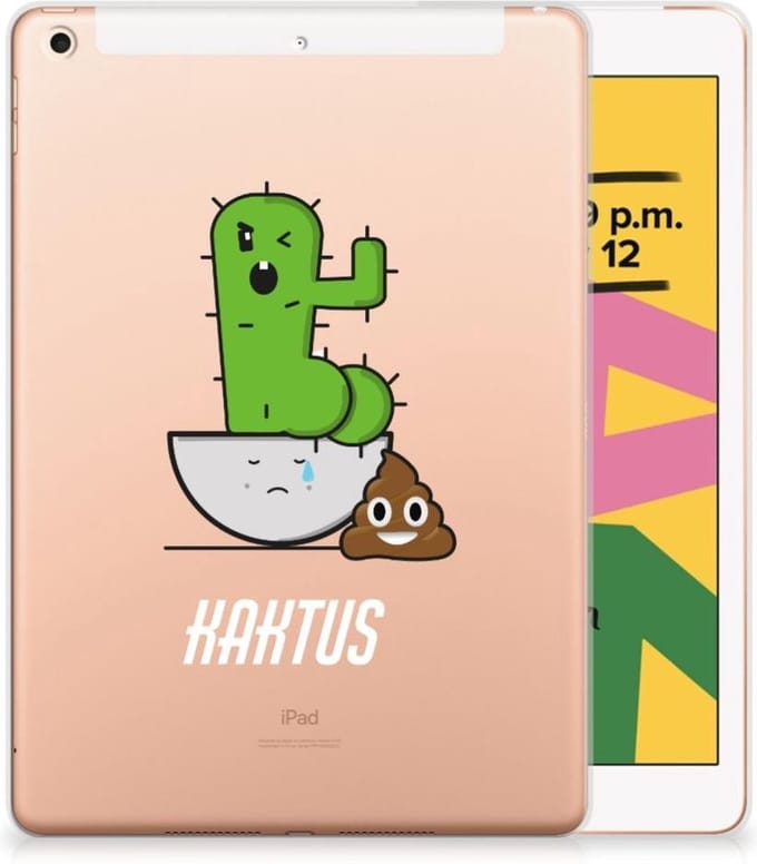 Apple iPad 10.2 | iPad 10.2 (2020) | 10.2 (2021) Tablet Back Cover Cactus Poo