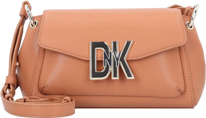 DKNY Downtown Schoudertas Leer 21 cm - Dames - caramel