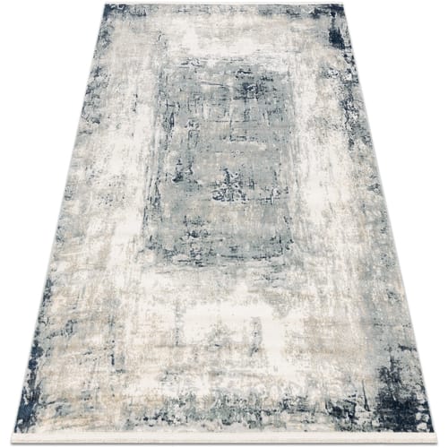 Kleden Rugsx DISTIN 0845A wit / marineblauw / blauw 80x150 cm