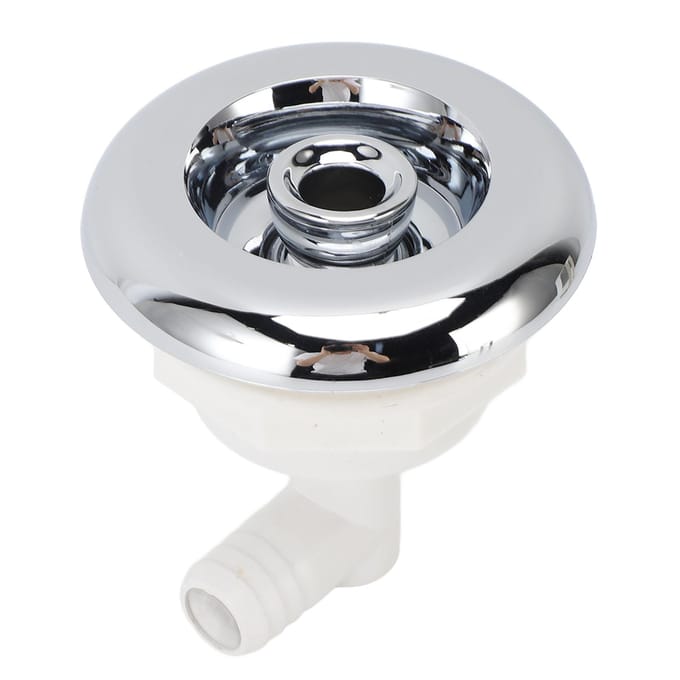 Massagebad Jet Nozzle Verstelbaar Strak Uiterlijk RVS en PVC Wateruitlaat Zwembad Jet Nozzle gray