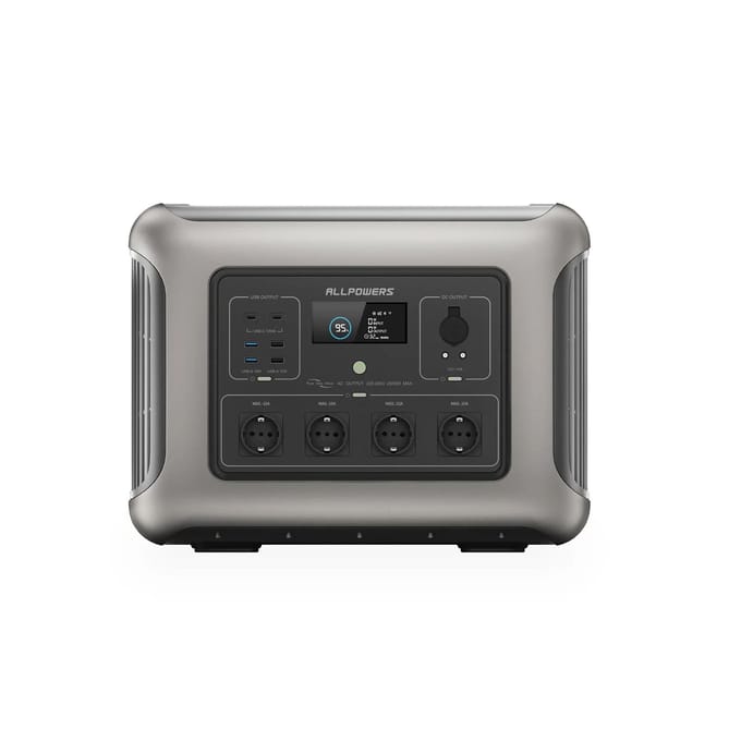 ALLPOWERS R2500-V2 Draagbaar Powerstation 2500W 1920Wh LiFeP04 Accu - R2500-V2