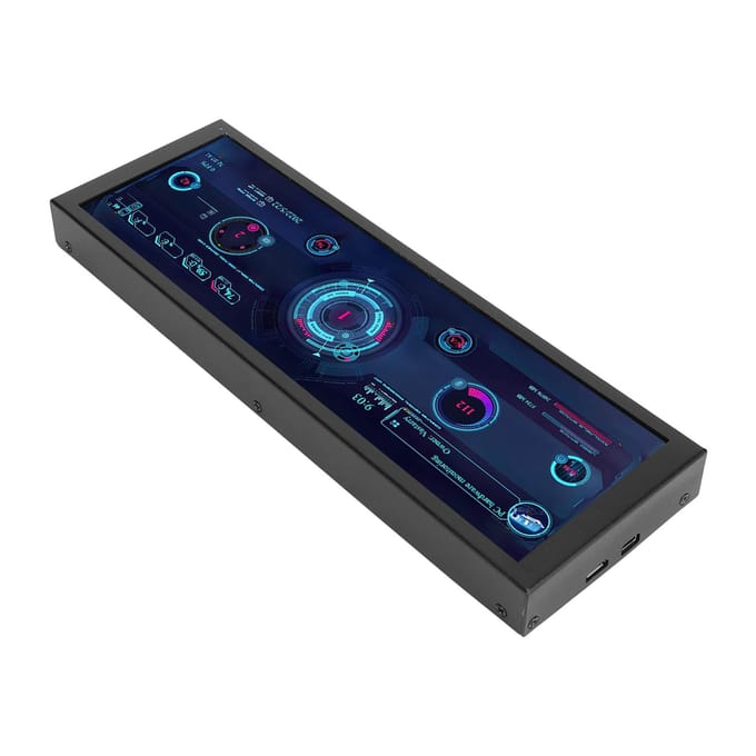 PC CPU Data Monitor 7.9 Inch IPS Aanpasbare Thema Editor Auto Uit USB Voeding Dimbare Computer