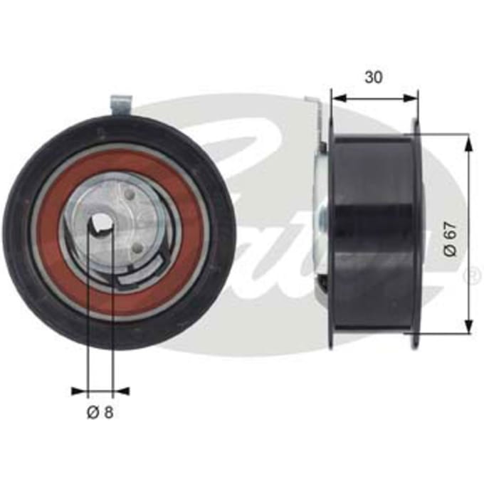 Tandriempoelie GATES T43069