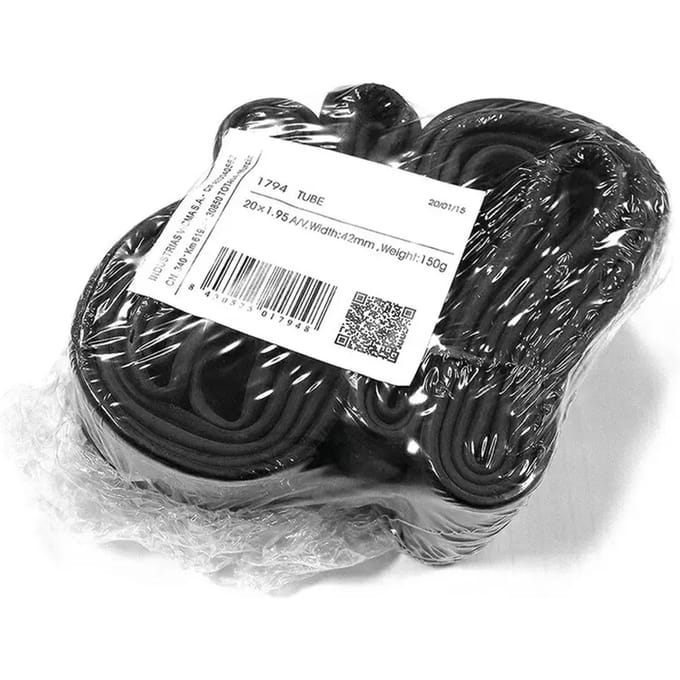 V bike set of 2 bicycle Binnenbands - 20x1.75/1.95 schrader