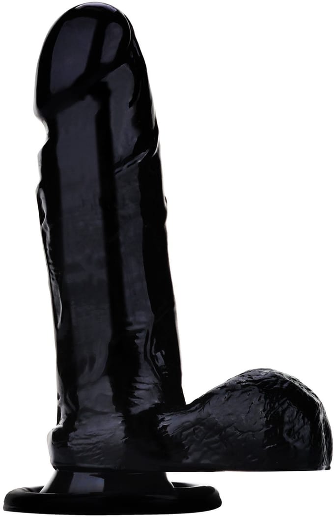 Being Fetish - TPR Dildo 16,5 cm – Zwart