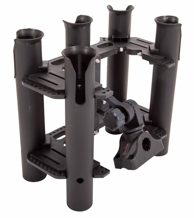 Ultimate 5 Rod Rack & Mount Hengelrek - Bootsteun