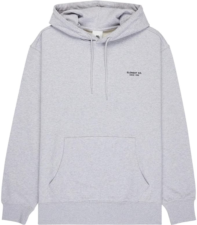 Element Co Emb Hoodie Grijs L Man