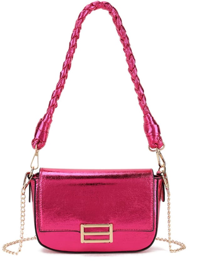 Giuliano kunstlederen schoudertas Vianna - Fuchsia - Dames