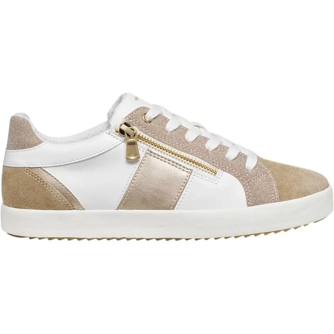 GEOX BLOMIEE DAMES Sneakers - WIT/MELKWIT - Maat 39